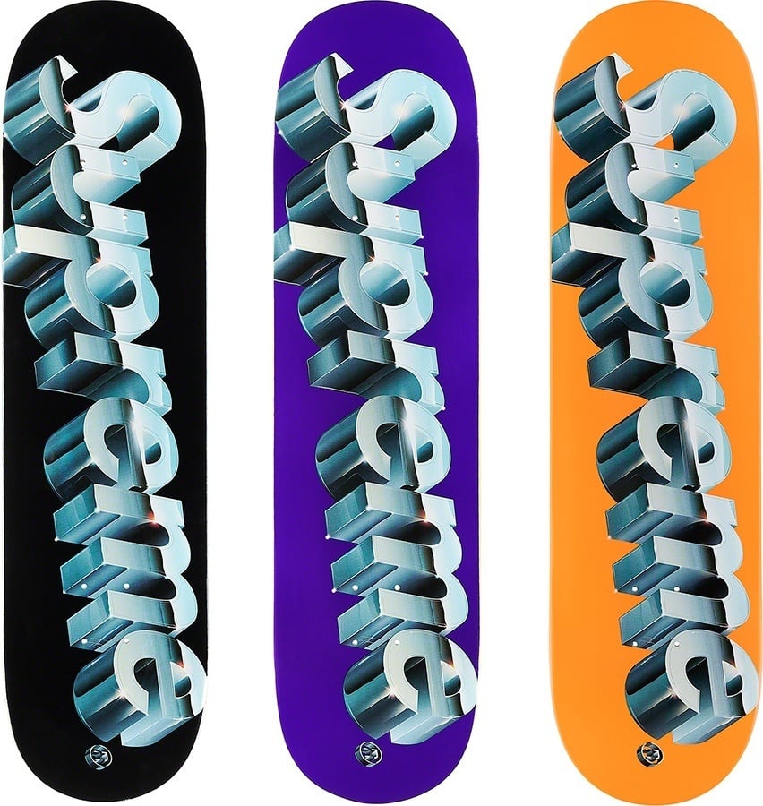 Chrome Logo Skateboard